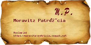 Moravitz Patrícia névjegykártya
